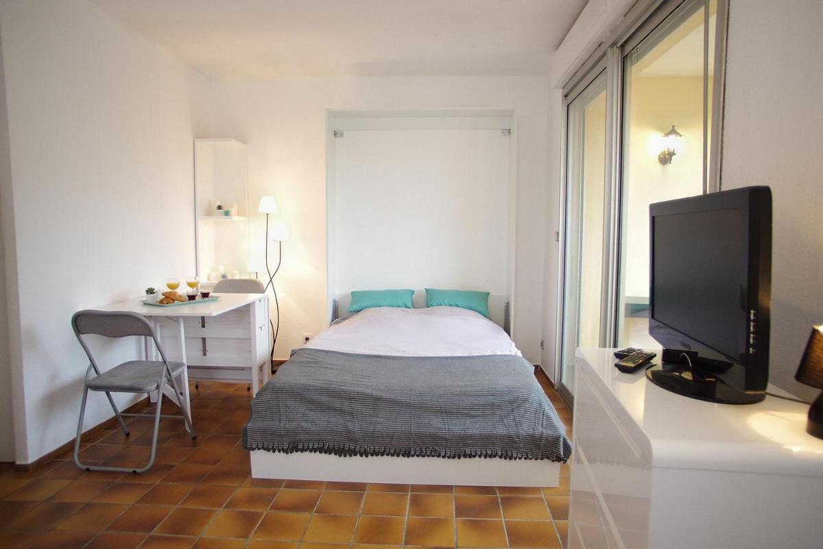 Studio, Les Foulquines, Narbonne Plage Екстериор снимка